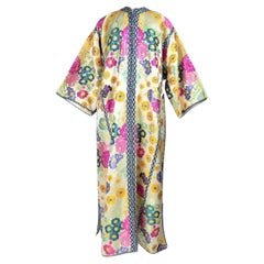 Ceremonial Kaftan In Silk brocaded Lampas From Fez - Morocco Circa 1900-1930