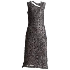 Alexander McQueen embroidered lace evening dress, circa 1990s 8