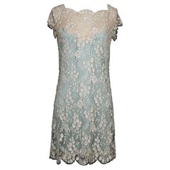 Valentino Beige Lace Dress