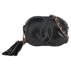 Chanel Black Leather Tiny Bag, 1989/1991