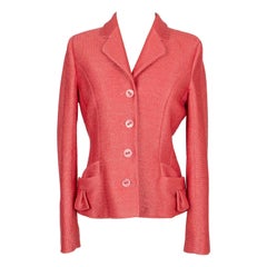 Veste Dior rose avec doublure en soie, collection printemps-été 2006