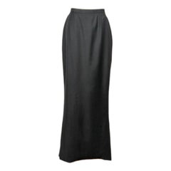 Givenchy Long Black Skirt