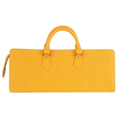 Louis Vuitton Yellow Cob Leather Baguette Bag, 1997
