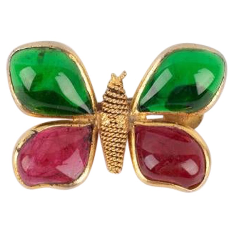 Yves Saint Laurent Butterfly Brooch, 1960s-70s