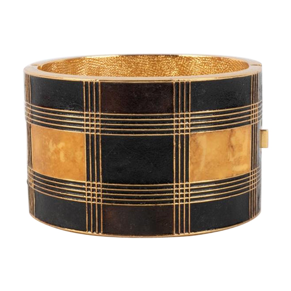 Lanvin - Bracelet manchette laqué