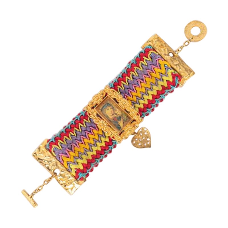 Christian Lacroix Bracciale in metallo dorato