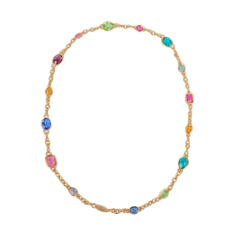 Yves Saint Laurent Golden Metal Necklace