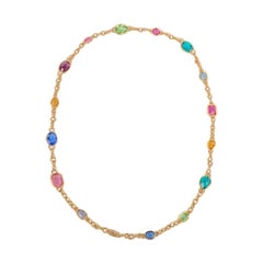 Yves Saint Laurent Golden Metal Necklace