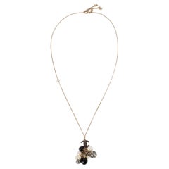 Chanel - Collier en métal champagne, Collection printemps-été 2015