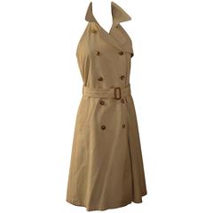 Rare Burberry Sleeveless Trench Dress