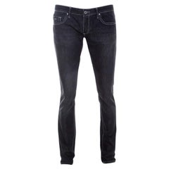 Gianfranco Ferre Black Denim Straight Fit Jeans XL