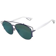 DIOR Technologic Matte Blue and White Sunglasses (TVCAF)
