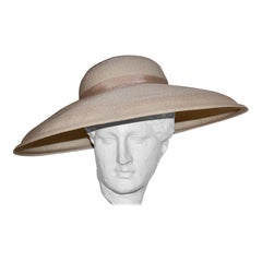 Roberta Bernays - Chapeau de paille original des années 1930