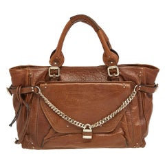 Chloe Brown Leder Paddington Capsule Tasche