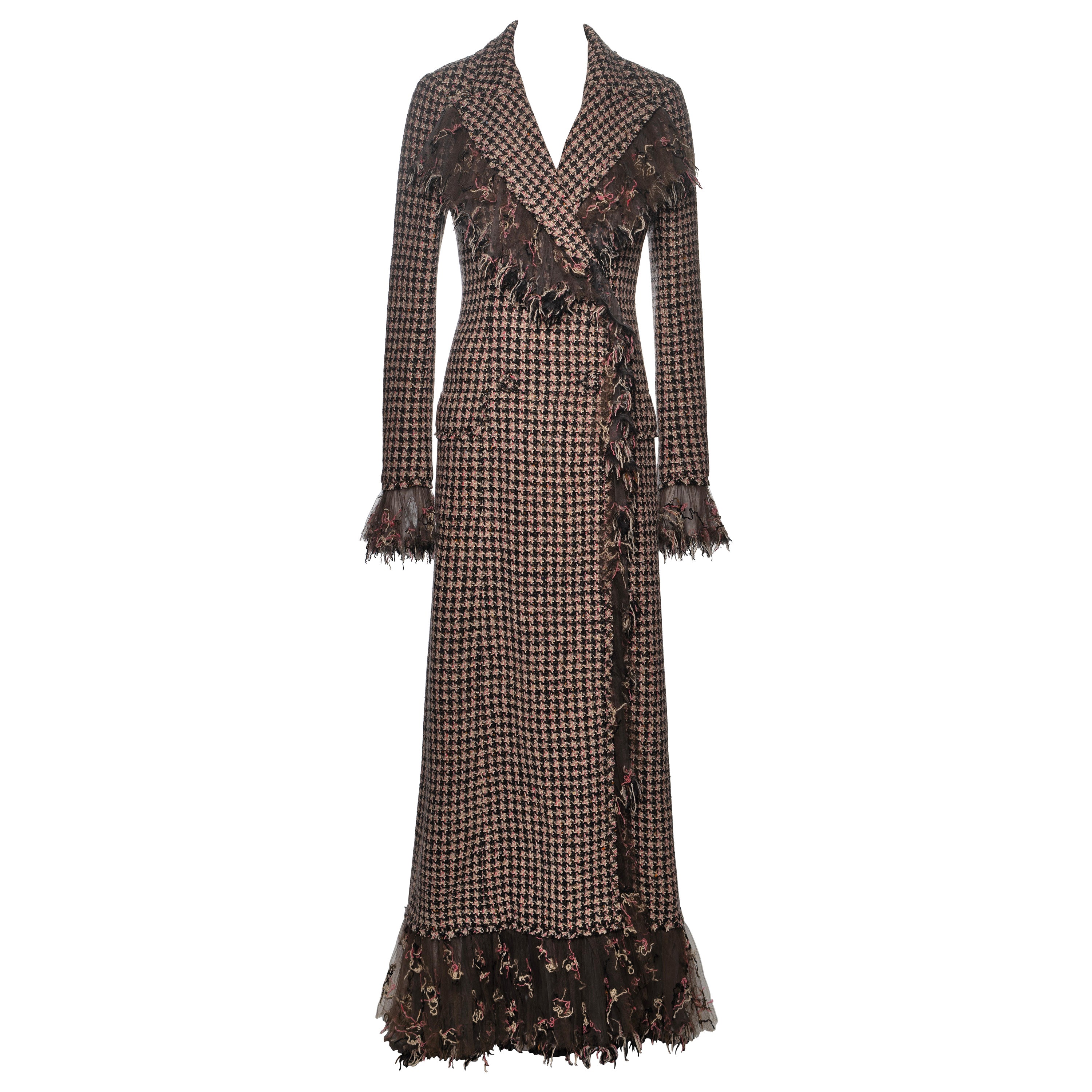 Chanel by Karl Lagerfeld Métiers d'Art 'Paris-London' Lesage Tweed Coat, PF 2008 For Sale