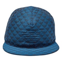 Emporio ARMANI Gorra de béisbol de jacquard azul Aquila S
