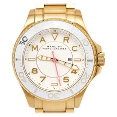 Marc by Marc Jacobs White Gold Plated MBM3408 Women's Wristwatch 38 mm