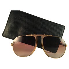 Vintage Bogner By Eschenbach 7004 90 Gold Roger Moore 007 Sunglasses