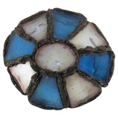 Line Vautrin Brosche mit Talosel und Spiegeln
