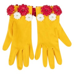 Gants en coton jaune Chantal Thomass