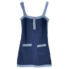 Chanel New CC Buttons Quilted Dress