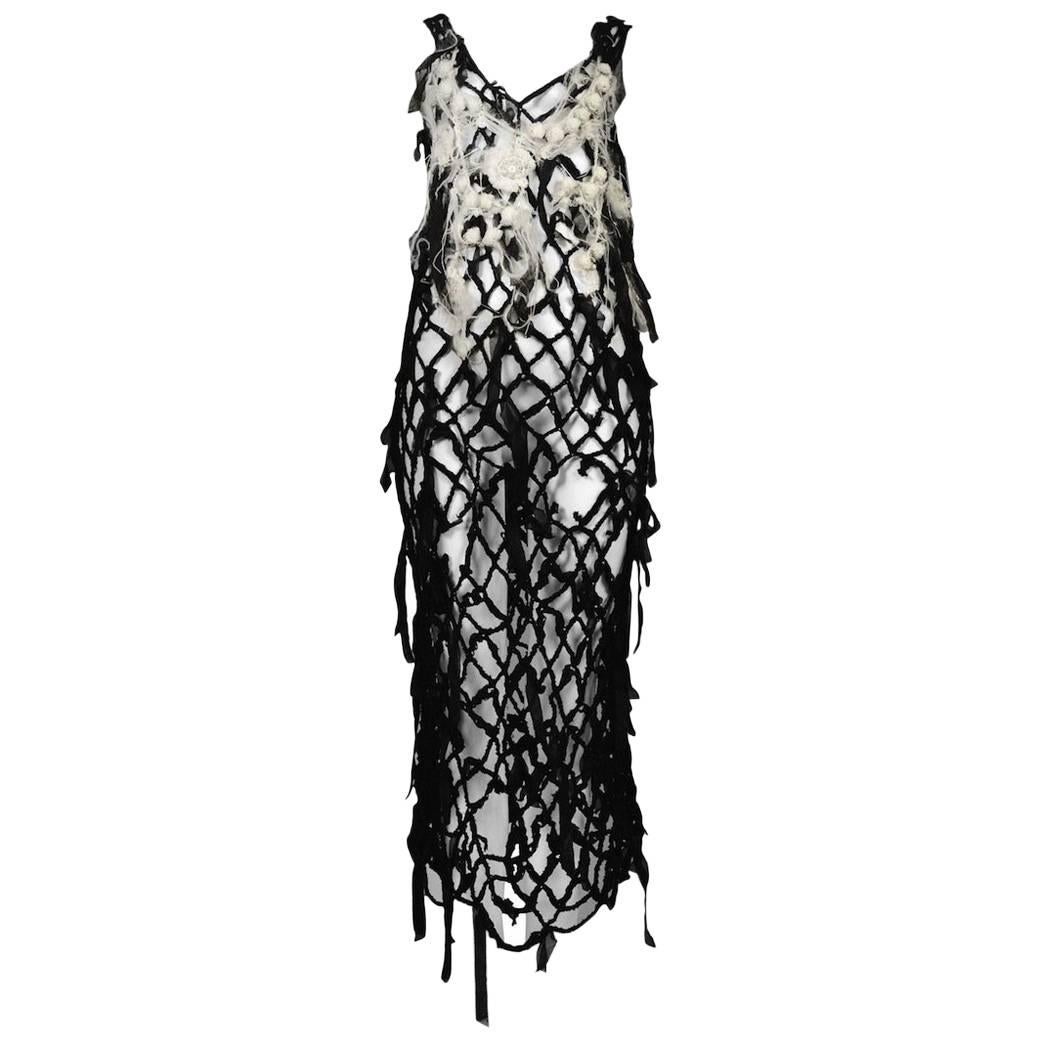 Comme des Garcons Tao Mohair Net Dress 