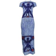 Jean Paul Gaultier Blue Egyptian Dress at 1stDibs | jean paul gaultier ...