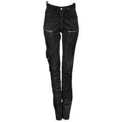 Vintage Boy of London Black Bondage Jeans