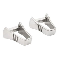 Montblanc Sartorial Silver Tone Cufflinks