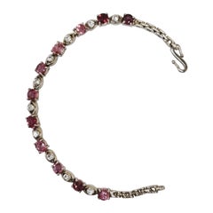 2.75ctw Pink Tourmaline Tennis Bracelet