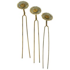 Incantevole gancio per capelli a forma di girasole vittoriano di Tremblant