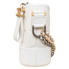 Chanel Gabrielle Hobo-Tasche aus gestepptem Leder - '10er Jahre