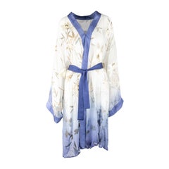 Roberto Cavalli Tie-knot Kimono Dress - '90s