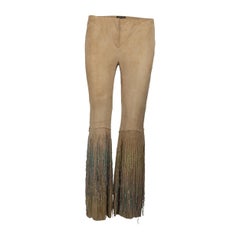 Roberto Cavalli Suede Pant with Crystals - '00s