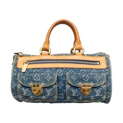 Borsa Louis Vuitton Neo Speedy Monogram Denim - Anni '10