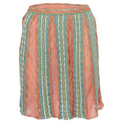 M Missoni Minigonna in maglia a righe multicolore S.I.M.
