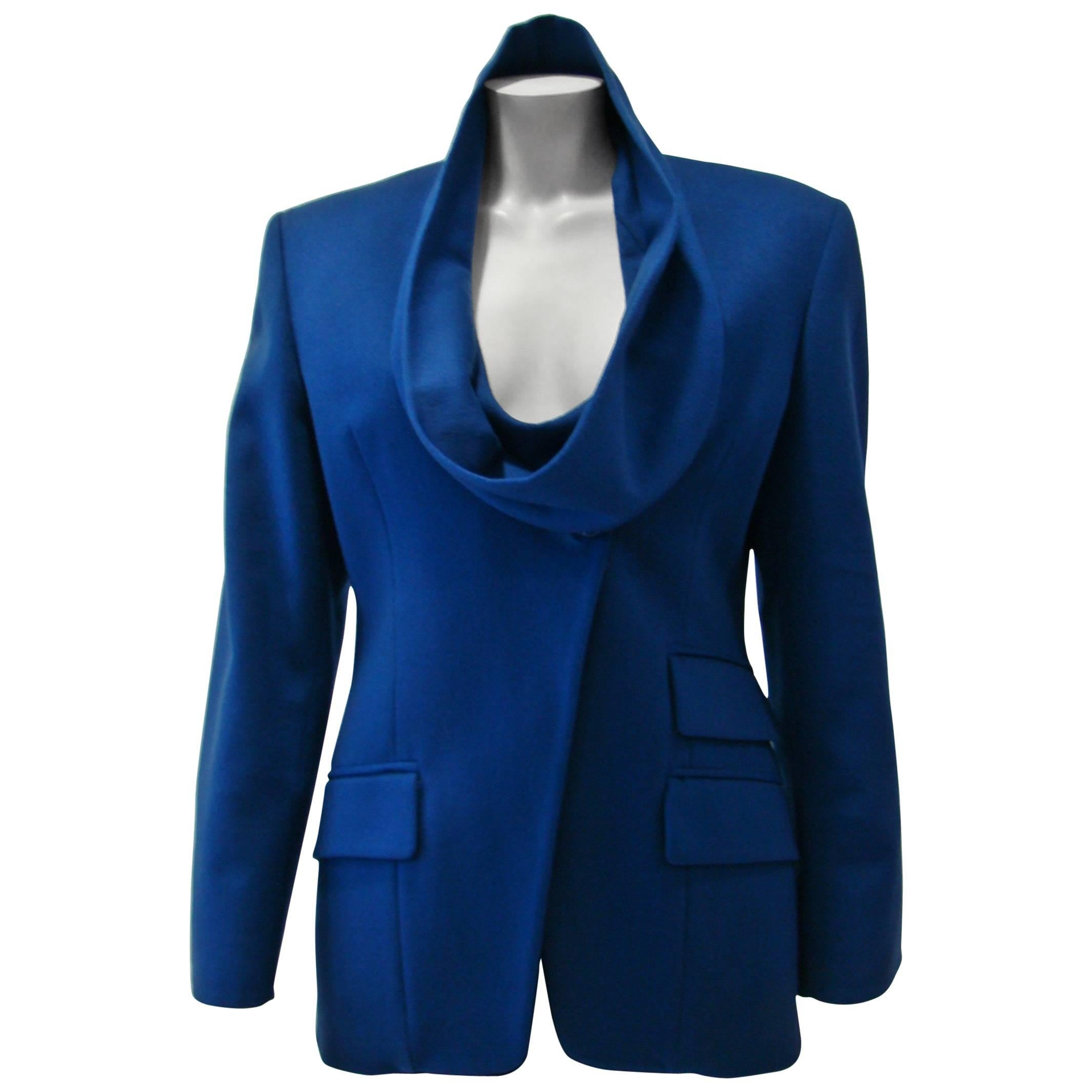 Rare Gianfranco Ferre Blue Jacket For Sale