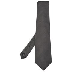 Tom Ford Black Stripe Jacquard Tie