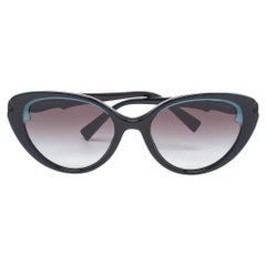 Tiffany & Co. Black/Blue TF 4163 Cat Eye Sunglasses