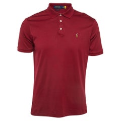 Polo Ralph Lauren Camiseta de algodón roja Classic Fit M