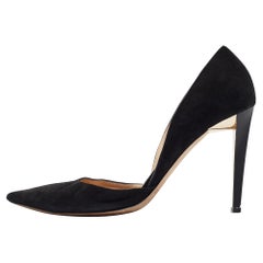 Jimmy Choo Black Suede D'orsay Pumps Size 40