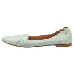 Ballerine Chloe Greene & Greene in pelle smerlata misura 38
