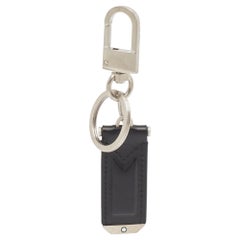 Montblanc Black Leather Meisterstuck Urban Key Fob