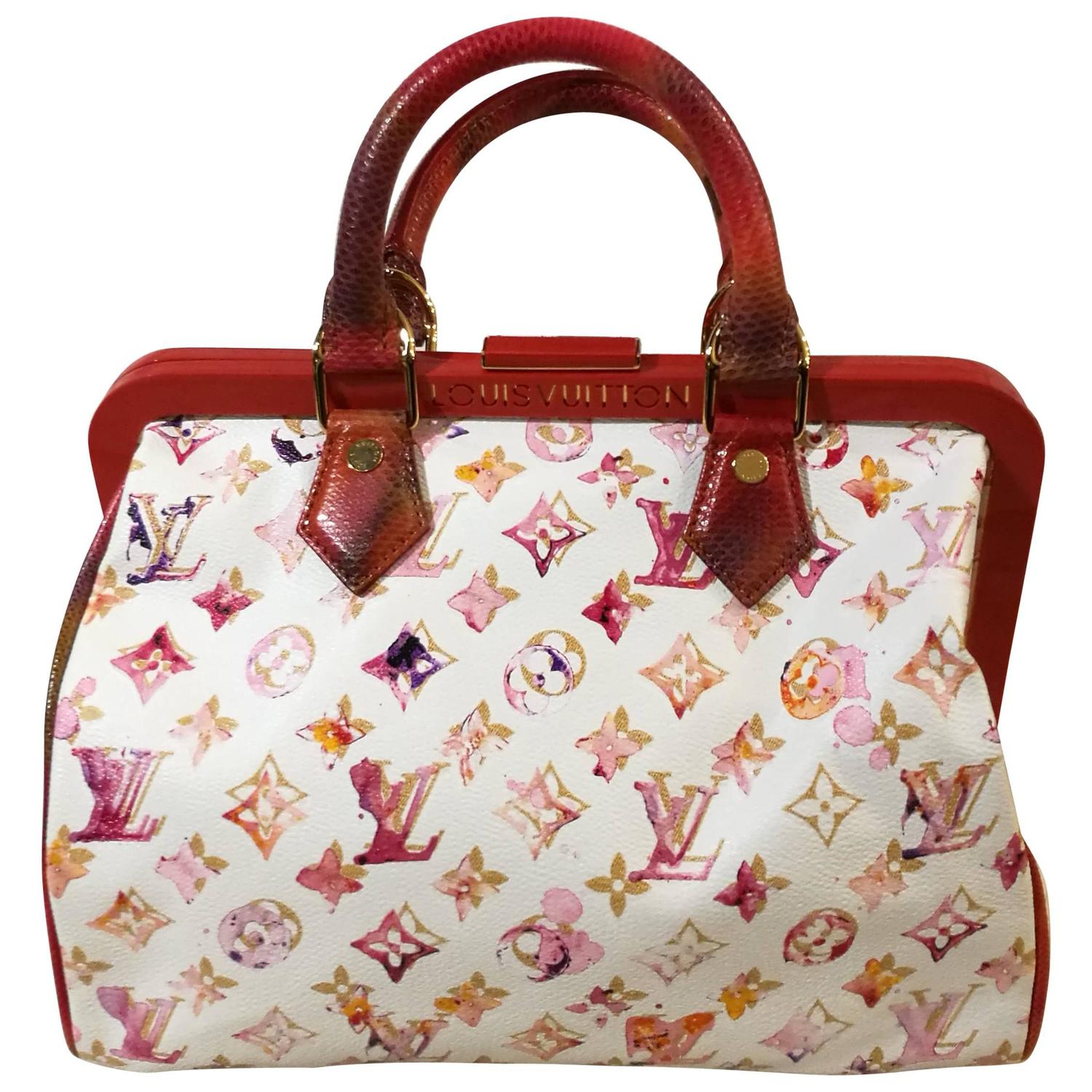 Louis Vuitton Richard Prince White Coated Canvas Watercolor Monogram  Aquarelle Speedy 30 Gold Hardware, 2008 Available For Immediate Sale At  Sotheby's