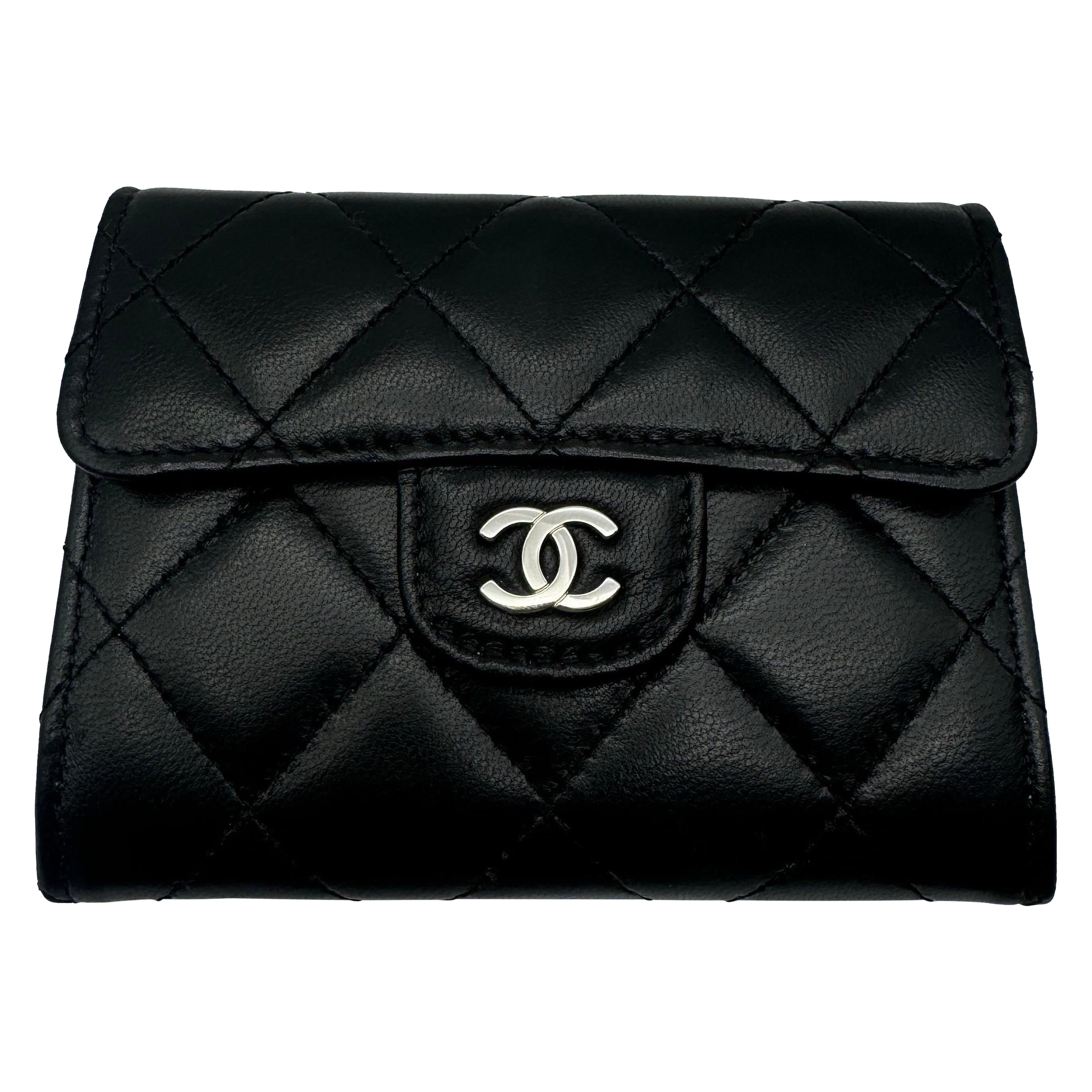 Chanel Classique CC Etui Piel de cordero