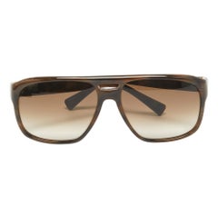 Saint Laurent Brown Gradient 12317/S Aviator Sunglasses