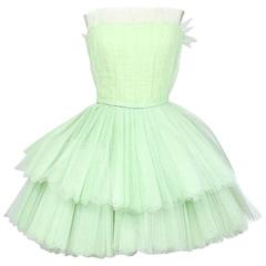 Yves Saint Laurent Tulle Ballerina Dress circa 1980s