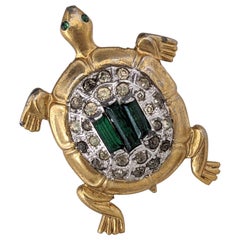 Art Deco Trifari Mini Turtle