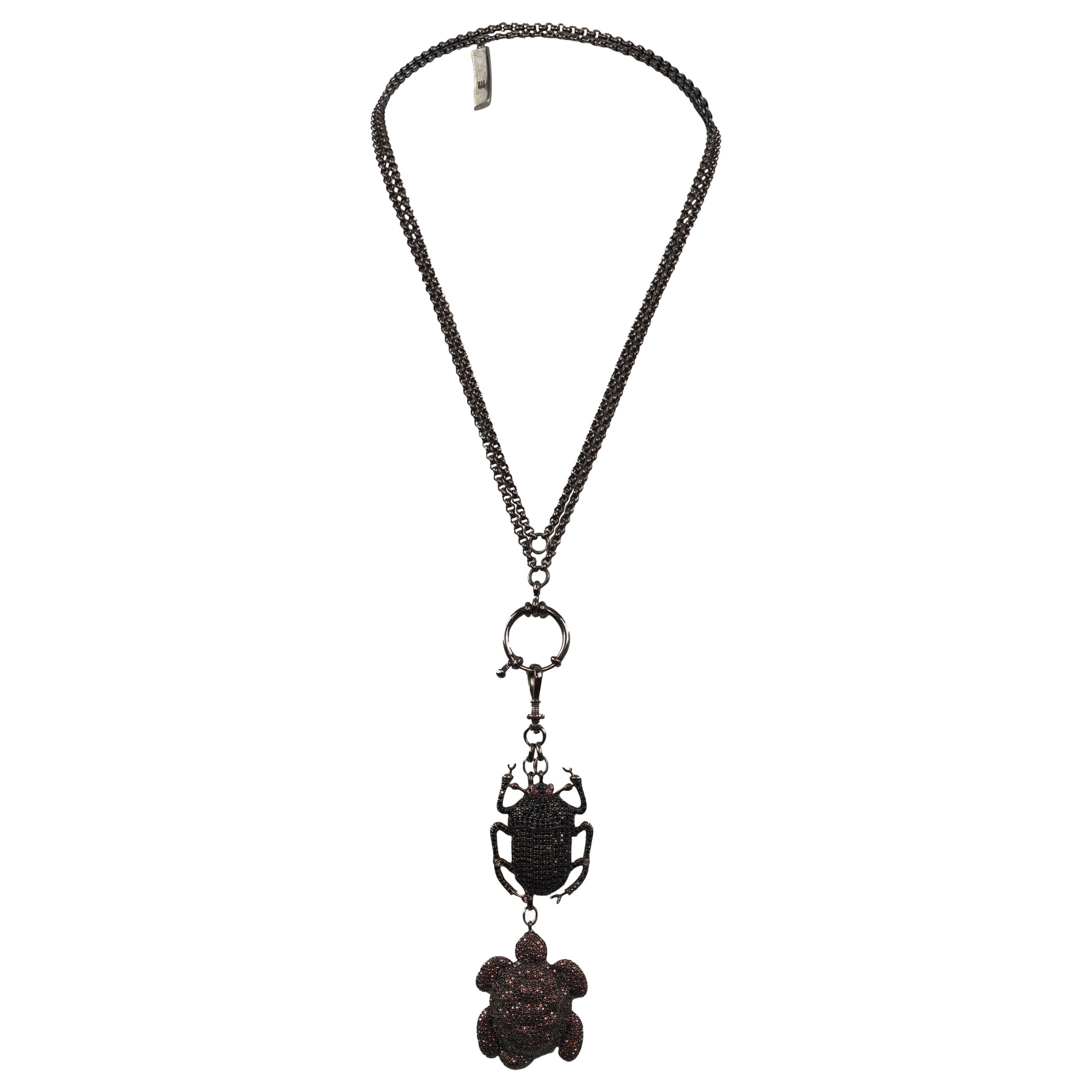 Collana di tartarughe e scarabei Begüm Khan - anni '10 in vendita