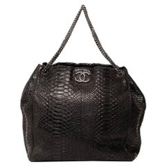 Borsa a Spalla Chanel Tote Bag Hobo Nera